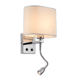 MAYA ΑΠΛΙΚΑ 1XE27 +1WLED 4000K ΧΡΩΜΙΟ - Image 5