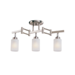 SARA ΠΟΛΥΦΩΤΟ 3XE27 ΝΙΚΕΛ ΜΑΤ - Image 2