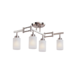 SARA ΠΟΛΥΦΩΤΟ 4XE27 ΝΙΚΕΛ ΜΑΤ - Image 2