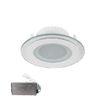 LED ΠΑΝΕΛ ΣΤΡΟΓΓΥΛΟ ΜΕ ΓΥΑΛΙ 6W 2700K+ ΚΙΤ ΑΣΦΑΛΕΙΑΣ - Image 6