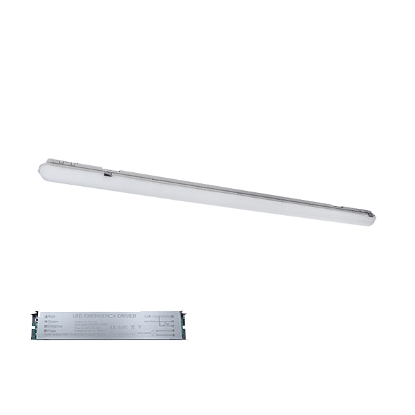 9BR55LEDNEWE-4 BELLA LED FIXTURE 55W 4000K IP65+ EM 120lm/W - Image 1