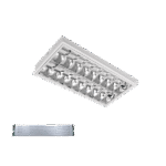 LENA-V ΜΕ LED (600MM) 2X9W 4000K ΧΩΝΕΥΤΟ 595X295mm ΜΕ ΜΠΛΟΚ - Image 4