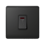 LONDON DOUBLE POLE SWITCH NEON 45A ANTHRACITE - Image 3