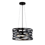 HELIX ΚΡΕΜΑΣΤΟ ΦΩΤΙΣΤΙΚΟ 3XE27 ΜΑΥΡΟ - Image 5