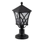 ALEK ΦΑΝΑΡΙ ΣΤΑΝΤ 1XE27 ΜΑΥΡΟ H370mm - Image 2