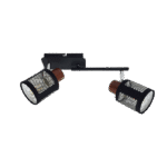 DELIA ΣΠΟΤ 2XE27 ΜΑΥΡΟ - Image 4