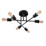 SALLY ΠΟΛΥΦΩΤΟ 6XE27 ΜΑΥΡΟ - Image 4