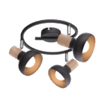 ADDY ΣΠΟΤ 3XE14 ΜΑΥΡΟ ΜΑΥΡΟ/ΞΥΛΟ - Image 3