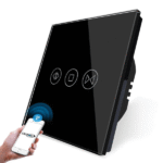 Elmark Wi-Fi Smart Touch Διακόπτης Κουρτίνας Μαύρος (195011/BL) - Image 7