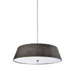 YVONNE ΚΡΕΜΑΣΤΟ ΦΩΤΙΣΤΙΚΟ 3XE27 D350 ΜΑΥΡΟ - Image 2