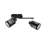 DELIA ΣΠΟΤ 2XE27 ΜΑΥΡΟ - Image 5