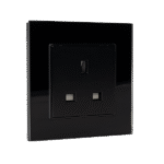 UK TYPE SOCKET 13A GLASS FRAME BLACK - Image 4
