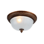 PETRA S ΠΛΑΦΟΝΙΕΡΑ 2XE27 320mm ΜΠΡΟΝΖΕ - Image 4