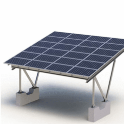 Elmark Carport Βάση Φωτοβολταϊκών – Set για Ηλιακό Carport έως 8kW (423278/CP)