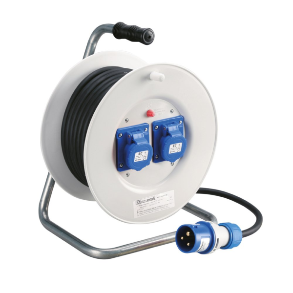 EC699 CABLE REEL 2Х1P+N+E H05VV-F 3x1.5mm 30M IP44 - Image 3