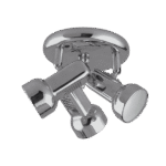 JACK ΣΠΟΤ 3XE14 ΝΙΚΕΛ ΜΑΤ D180mm - Image 2