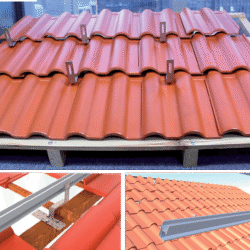 MOUNT STRUCTURE FOR TILE ROOF 580W PANEL 15kW,SET