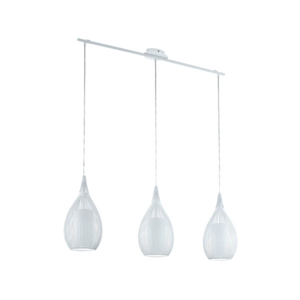 MALI ΚΡΕΜΑΣΤΟ ΦΩΤΙΣΤΙΚΟ 3XE27 ΛΕΥΚΟ - Image 2