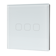 WI-FI SMART TOUCH EU 3 GANG 1 WAY SWITCH WHITE