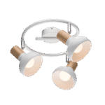 ADDY ΣΠΟΤ 3XE14 ΛΕΥΚΟ ΛΕΥΚΟ/ΞΥΛΟ - Image 4