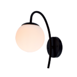 LINA ΑΠΛΙΚΑ 1XE27 ΜΑΥΡΟ/ ΛΕΥΚΟ ΓΥΑΛΙ - Image 4