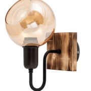 WLA 296 ΑΠΛΙΚΑ ΞΥΛΙΝΗ ΒΑΣΗ ΜΕ ΜΕΛΙ ΓΥΑΛΙ 1ΧΕ27