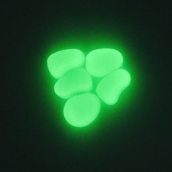 100418 Μεγάλα Διακοσμητικά Φωσφοριζέ Βότσαλα 1KG  (Πράσινο) - Image 2