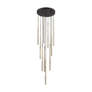 TK LIGHTING PENDANT PIANO 10118 10XG9 BLACK/GOLD