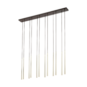 TK LIGHTING PENDANT PIANO 10119 12XG9 BLACK/GOLD