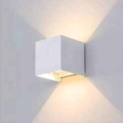 101369 ROTH Φωτιστικό Τοίχου Up & Down LED 2x6W – Θερμό Λευκό 3000K | Απλίκα Εσωτερικού & Εξωτερικού Χώρου IP44