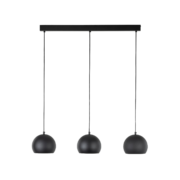 TK LIGHTING PENDANT ZOE 10169 3XE27 BLACK