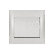 RHYME ΔΙΑΚΟΠΤΗΣ СХ.6 ΔΙΠΛΟΣ ΛΕΥΚΟ ΜΕΤΑΛΛΙΖΕ