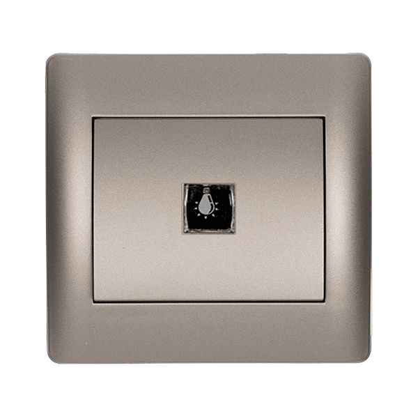 11184C-2 RHYME EL1181C ΔΙΑΚΟΠΤΗΣ ΚΛΙΜΑΚΟΣΤΑΣΙΟΥ ΓΚΡΙ ΜΕΤΑΛΛΙΖΕ - Image 1