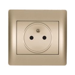 RHYME FRENCH TYPE SOCKET CHAMPAGNE METALLIC