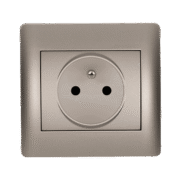RHYME FRENCH TYPE SOCKET GREY METALLIC