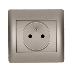 RHYME FRENCH TYPE SOCKET GREY METALLIC