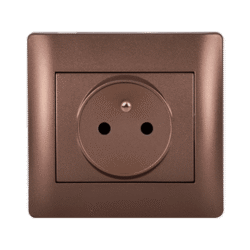 RHYME FRENCH TYPE SOCKET COFFEE METALLIC