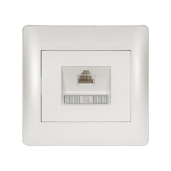 RHYME ΠΡΙΖΑ ΤΗΛΕΦΩΝΟΥ RJ45(CAT6E) ΛΕΥΚΟ ΜΕΤΑΛΛΙΖΕ