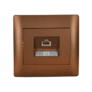 RHYME ΠΡΙΖΑ ΤΗΛΕΦΩΝΟΥ RJ45(CAT6E) ΚΑΦΕ ΜΕΤΑΛΛΙΖΕ