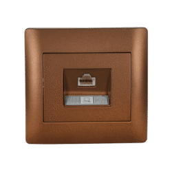 RHYME ΠΡΙΖΑ ΤΗΛΕΦΩΝΟΥ RJ45(CAT6E) ΚΑΦΕ ΜΕΤΑΛΛΙΖΕ