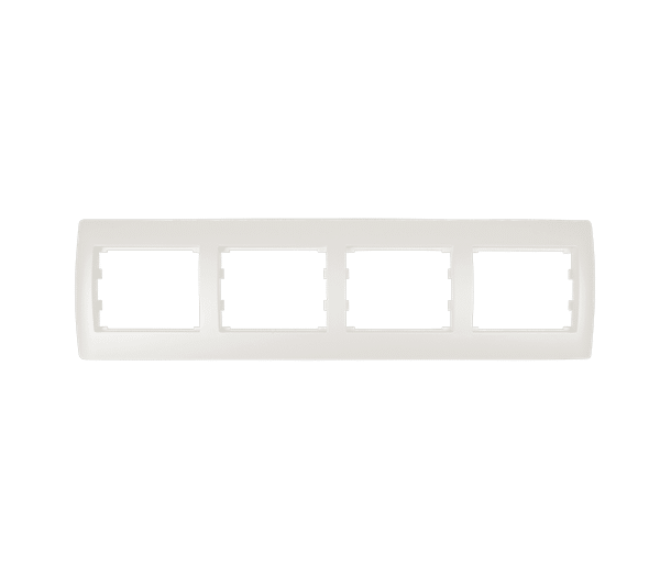 11361-2 RHYME ΠΛΑΙΣΙΟ ΤΕΤΡΑΠΛΟ ΛΕΥΚΟ ΜΕΤΑΛΛΙΖΕ - Image 1