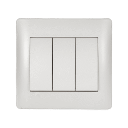 RHYME ΔΙΑΚΟΠΤΗΣ ΤΡΙΠΛΟΣ СХ.1 ΛΕΥΚΟ ΜΕΤΑΛΛΙΖΕ