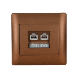 RHYME RJ11+RJ45 ΚΑΦΕ ΜΕΤΑΛΛΙΖΕ