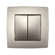 Elmark Διακόπτης Κομμυτατέρ СХ.5 Σαμπανιζέ Μεταλλιζέ – CITY (190042)