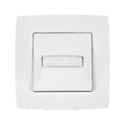 Elmark Μπουτόν Κουδουνιού με Λυχνία Λευκό Μεταλλιζέ – CITY (190171)