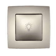 Elmark Μπουτόν Κλιμακοστασίου Σαμπανιζέ Μεταλλιζέ – CITY (190184)