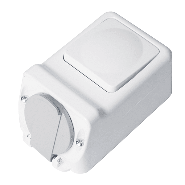 190218-2 ΠΡΙΖΑ+ ΔΙΑΚΟΠΤΗΣ ΜΟΝΟΣ A/R 16А 250V, IP44 - Image 1