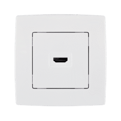 CITY PRIZA HDMI ΛΕΥΚΟ ΜΕΤΑΛΛΙΖΕ