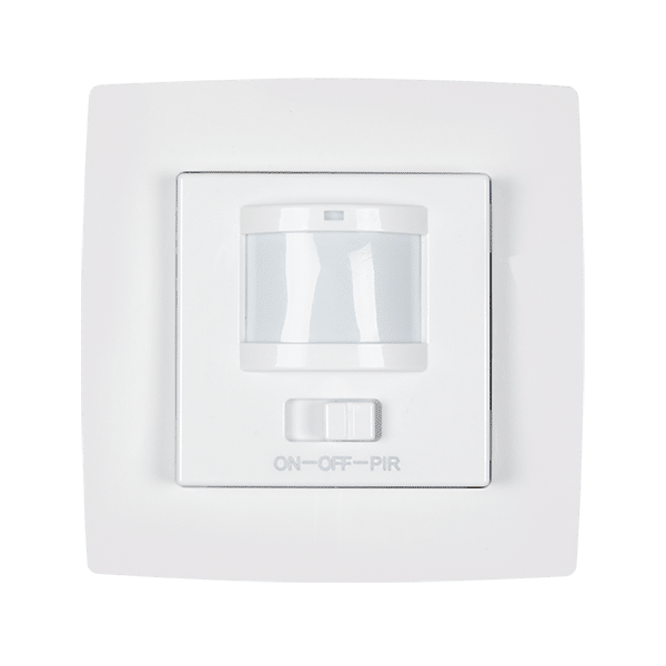 190771-2 CITY ΔΙΑΚΟΠΤΗΣ ΜΕ ΑΝΙΧΝΕΥΤΗ ΚΙΝΗΣΗΣ 200W ΛΕΥΚΟ ΜΕΤΑΛΛΙΖΕ - Image 1