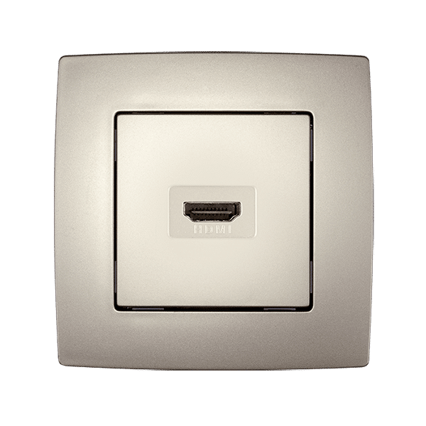 190772-2 CITY PRIZA HDMI ΣΑΜΠΑΝΙΖΕ ΜΕΤΑΛΛΙΖΕ - Image 1